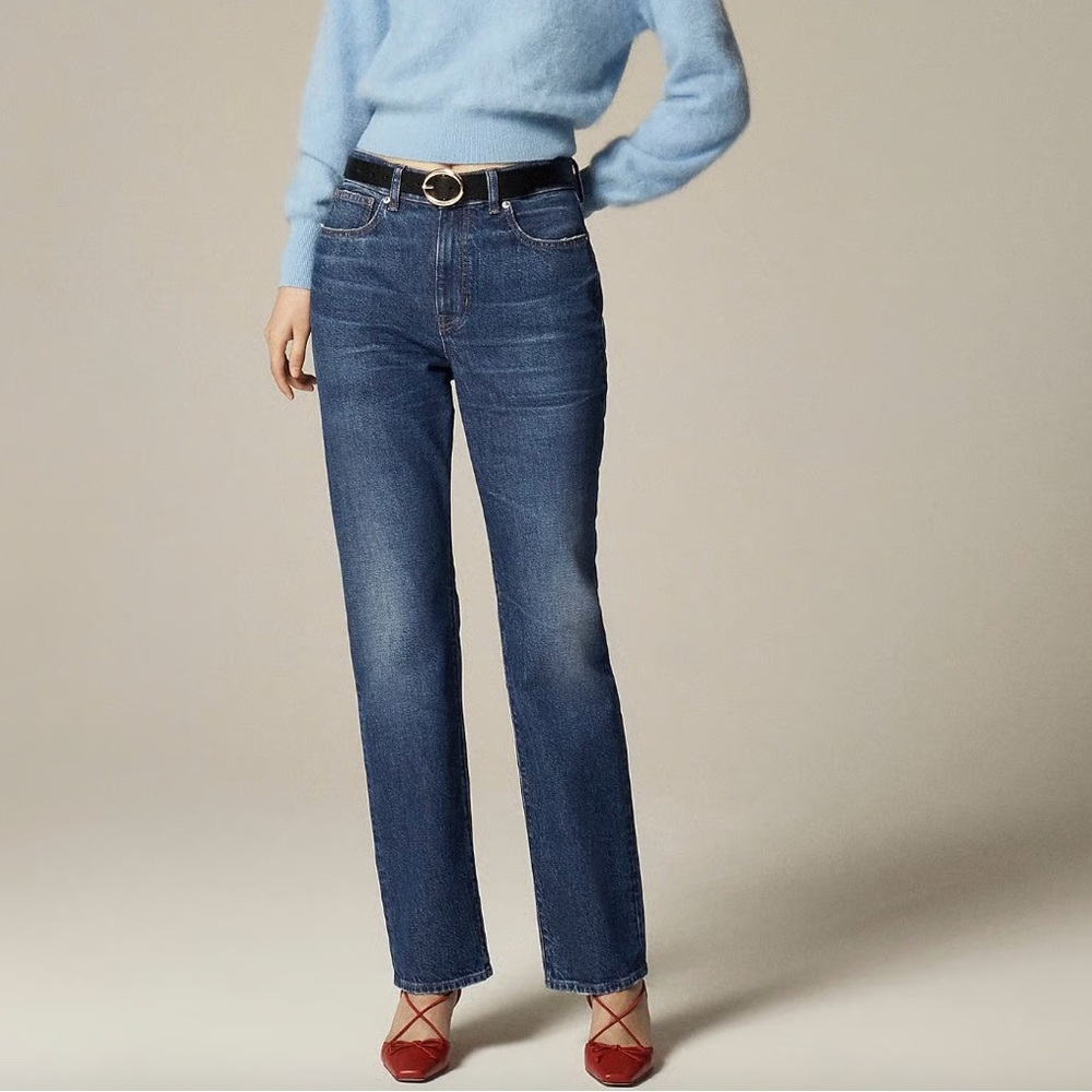 NWOT Jcrew slim ‘96 straight jean wester wash | 28 petite